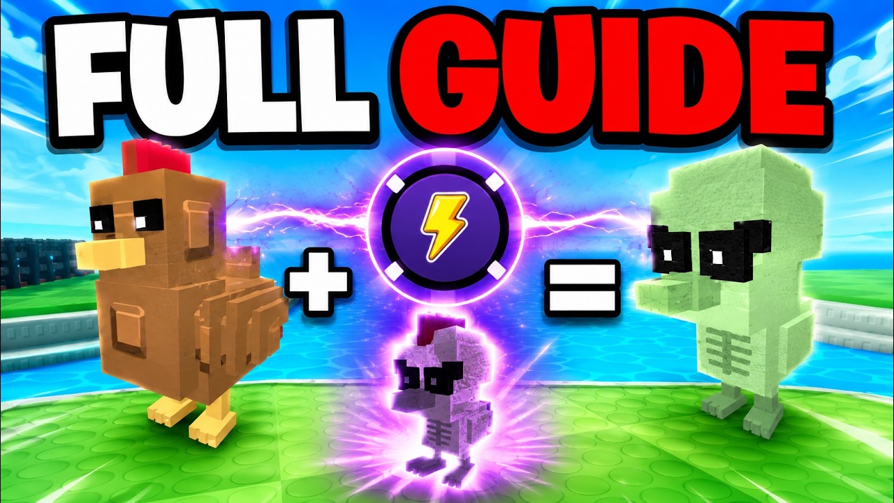 ПОЛНЫЙ ГАЙД по СЛИЯНИЮ в Grow A Chicken Fighter! ROBLOX
