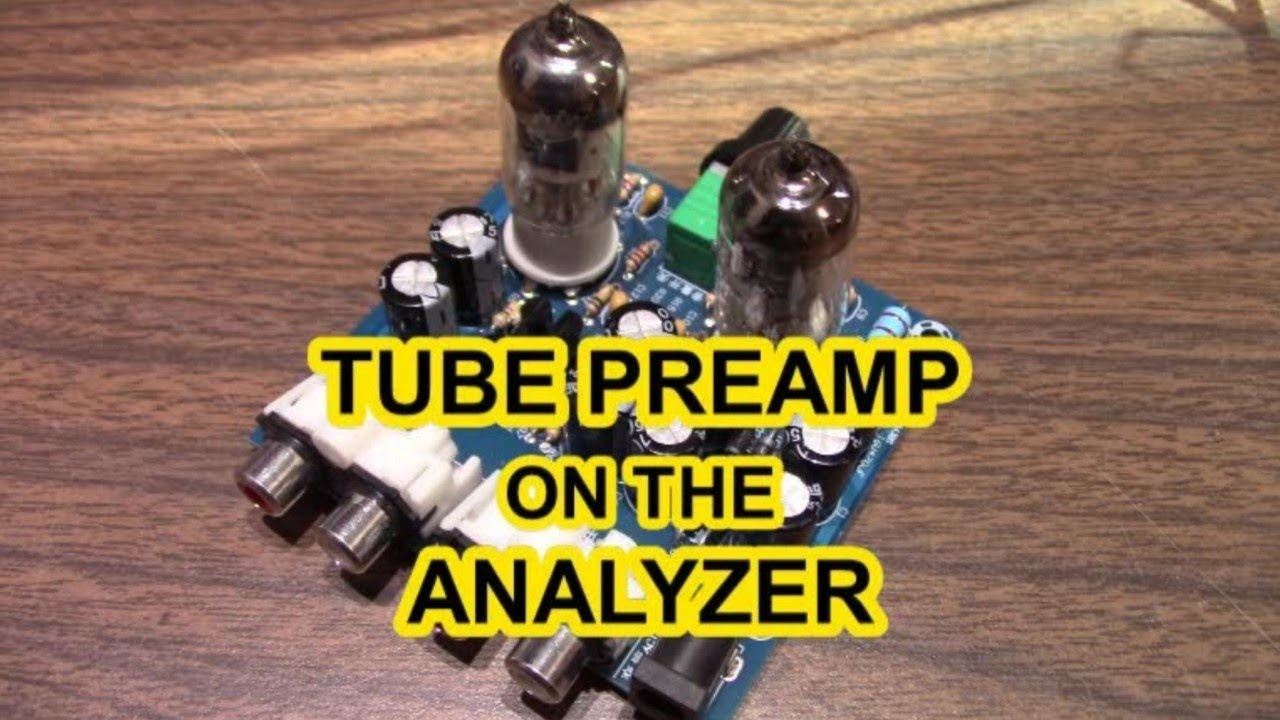 Tube preamplifier on the QA403 audio analyzer