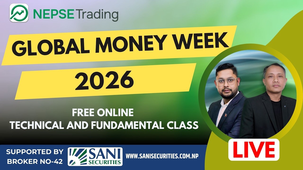 Global Money Week 2026 | Free Share Market Class 3 | Technical & Fundamental Training LIVE