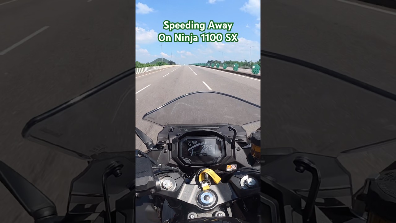 NINJA 1100 SX  IS FAST !!!