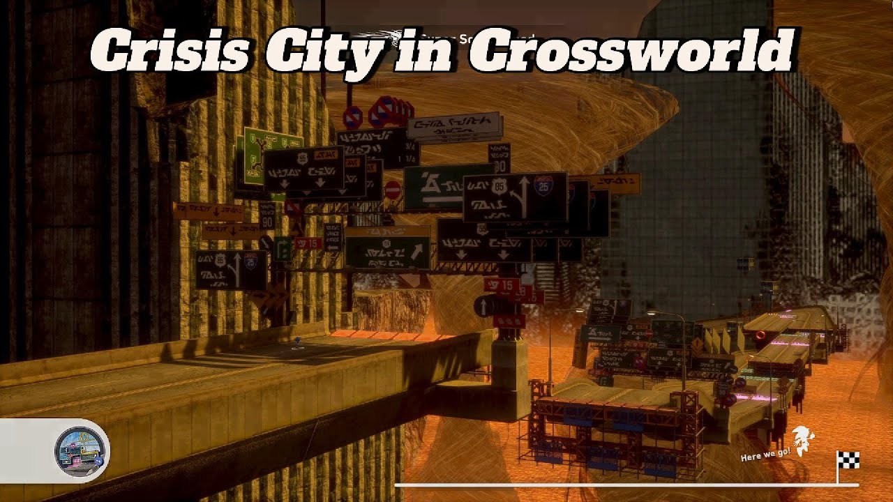 Crisis City from Sonic 06 is in Sonic Racing Crossworld (Stage Mod)