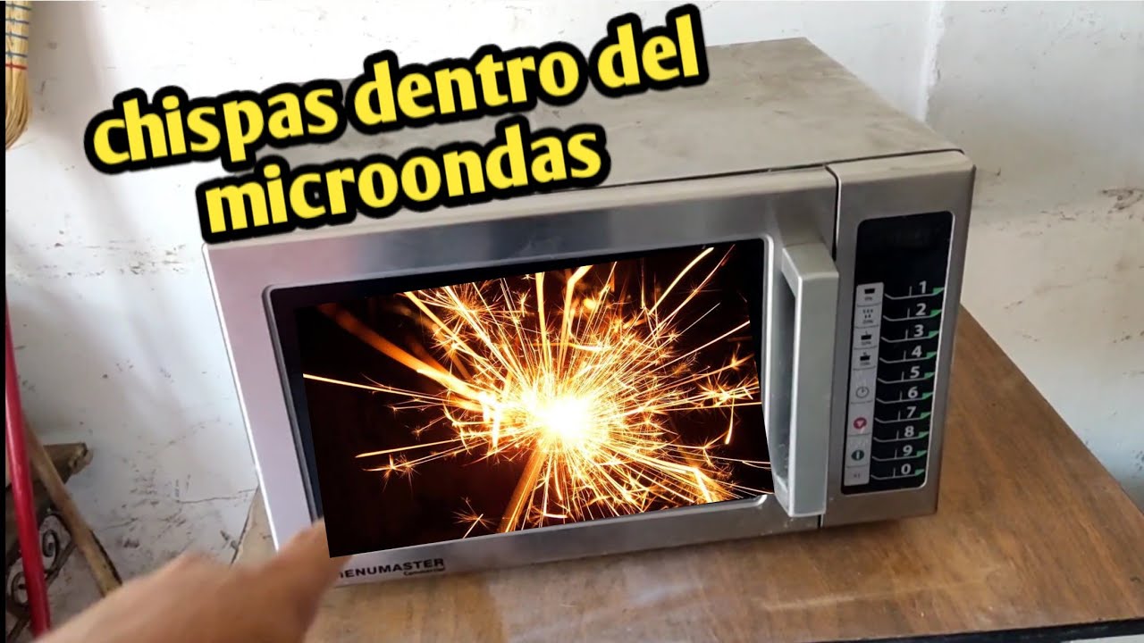 microondas hace CORTO O CHISPAS adentro REPARACION DE MICROONDAS menumaster