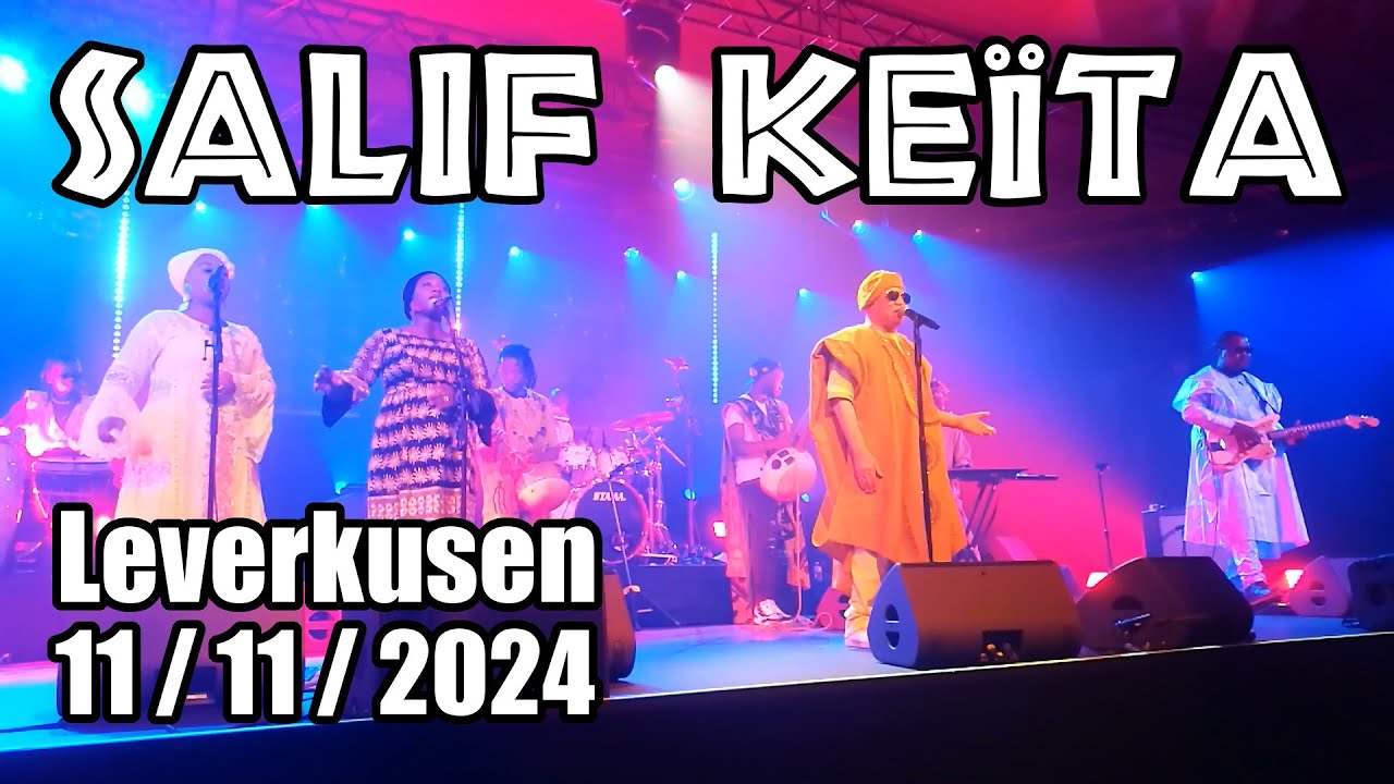 Salif Keïta - Nearly full performance at the 45. Leverkusener Jazztage (Leverkusen) 2024 #SalifKeita