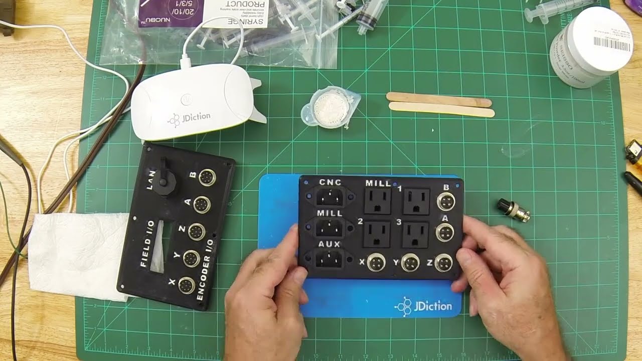 3D Printed Connector Panels for the CNC Electronics Enclosure