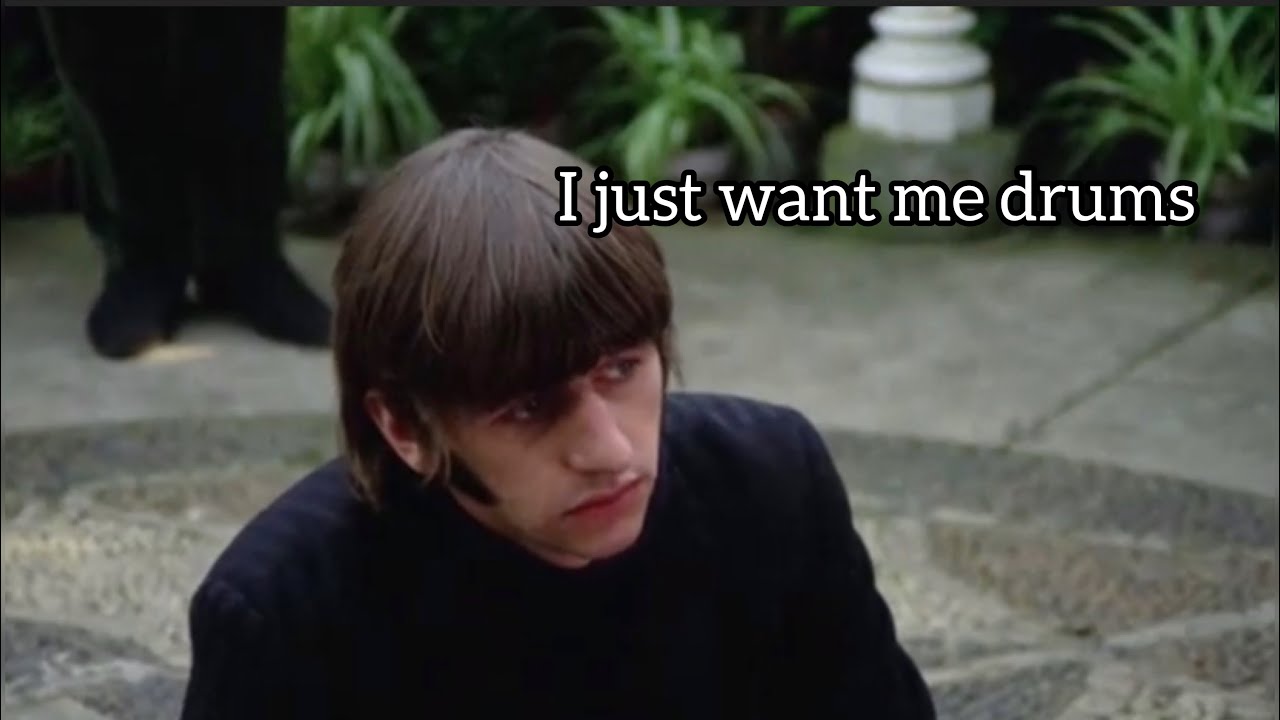When You're the Drummer of The Beatles but They Won't Let You Drum