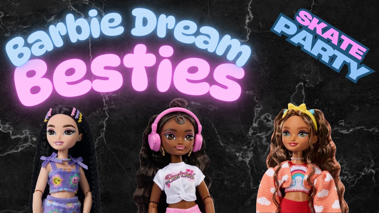 NEW Barbie Dream Besties Skate Party Unboxing & Review!