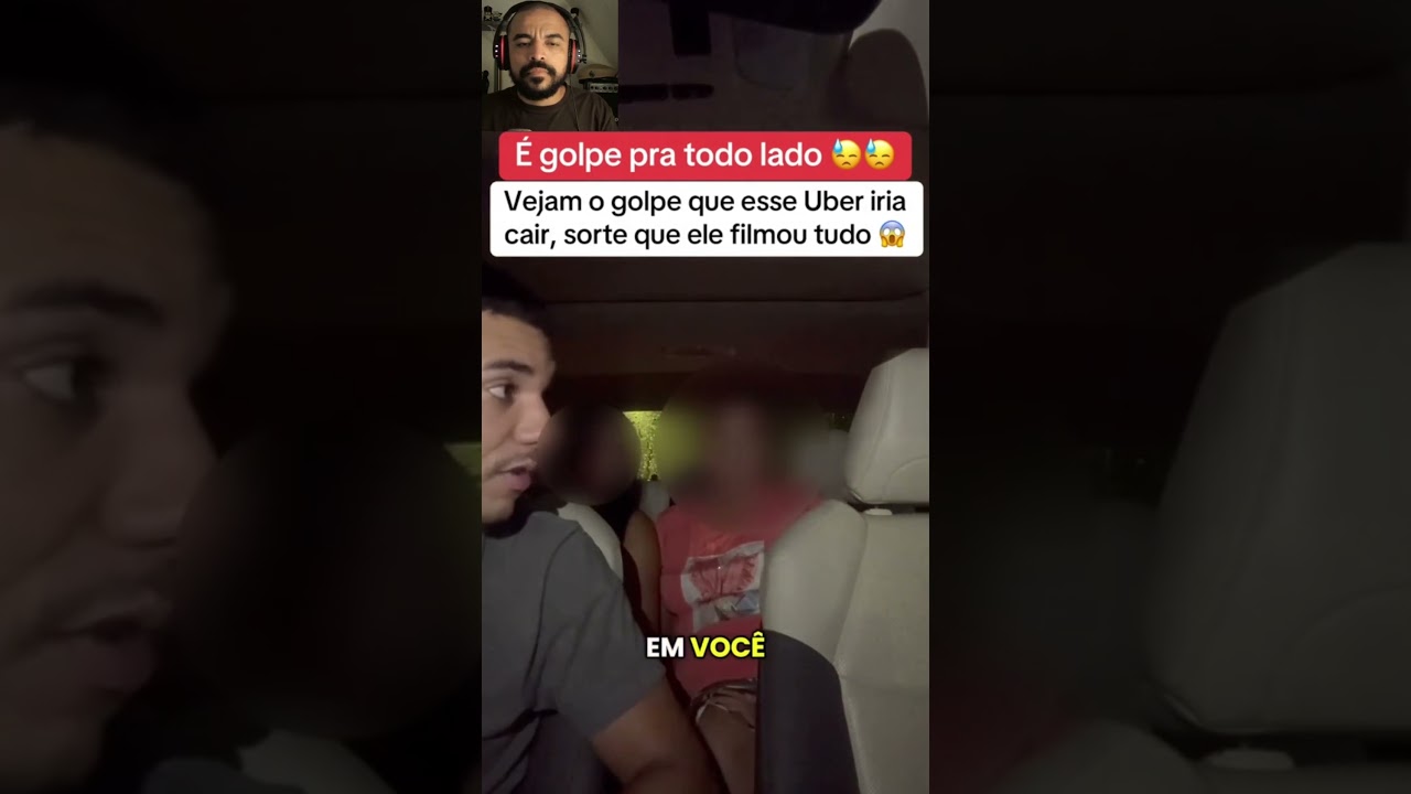 MOTORISTA DE PLICATIVO ESCAPA DE GOLPE DO ASS&Eacute;DIO #pol&ecirc;mica #react #motoristadeaplicativo