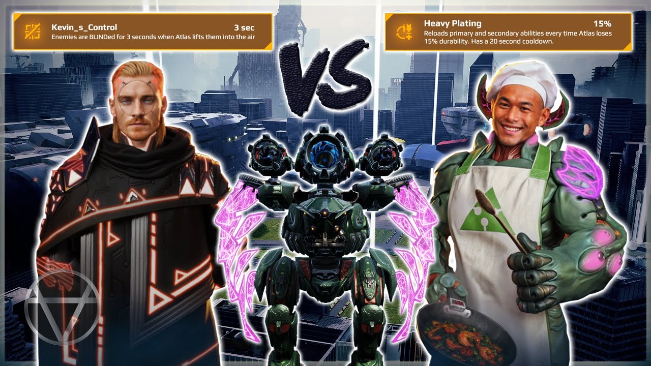 Atlas NEW Pilot Kevin_O_Reilly VS Chef Broil &ndash; Titan Gameplay | War Robots