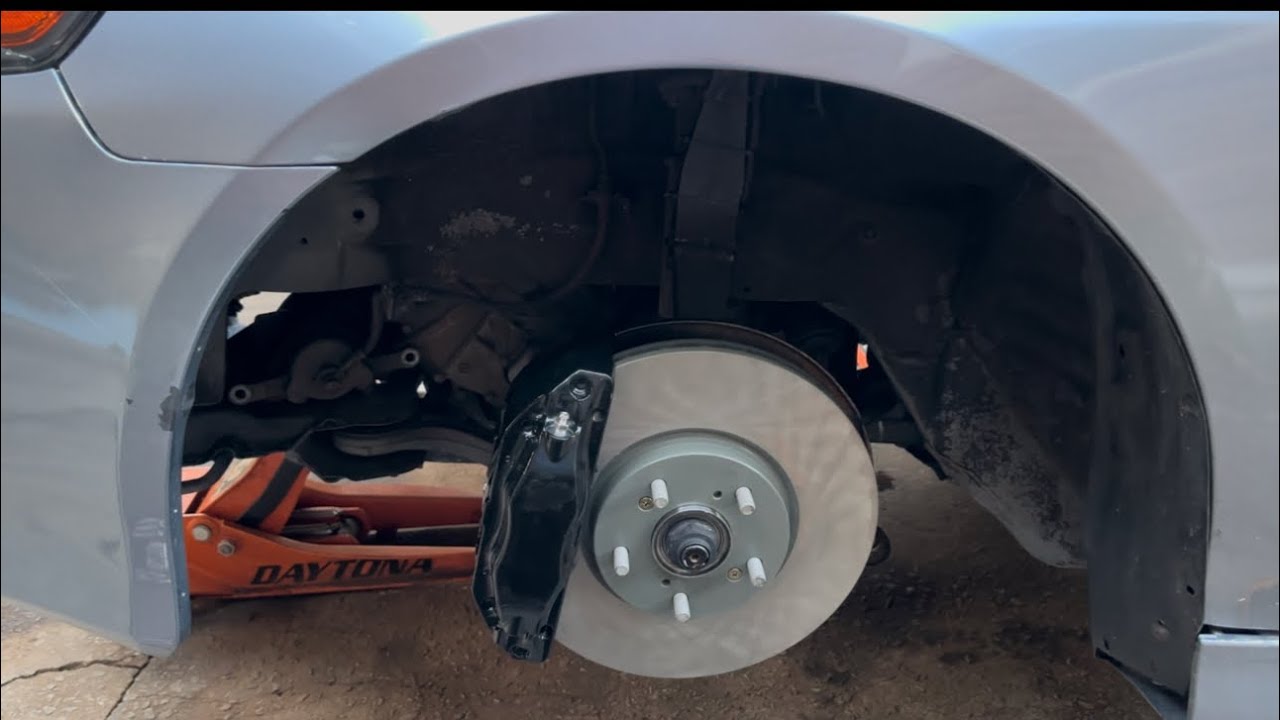 Brembo conversion on Acura TSX.  “BIG BRAKE UPGRADE”.
