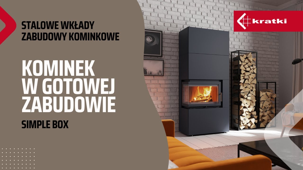 Simple Box - kominek w gotowej zabudowie