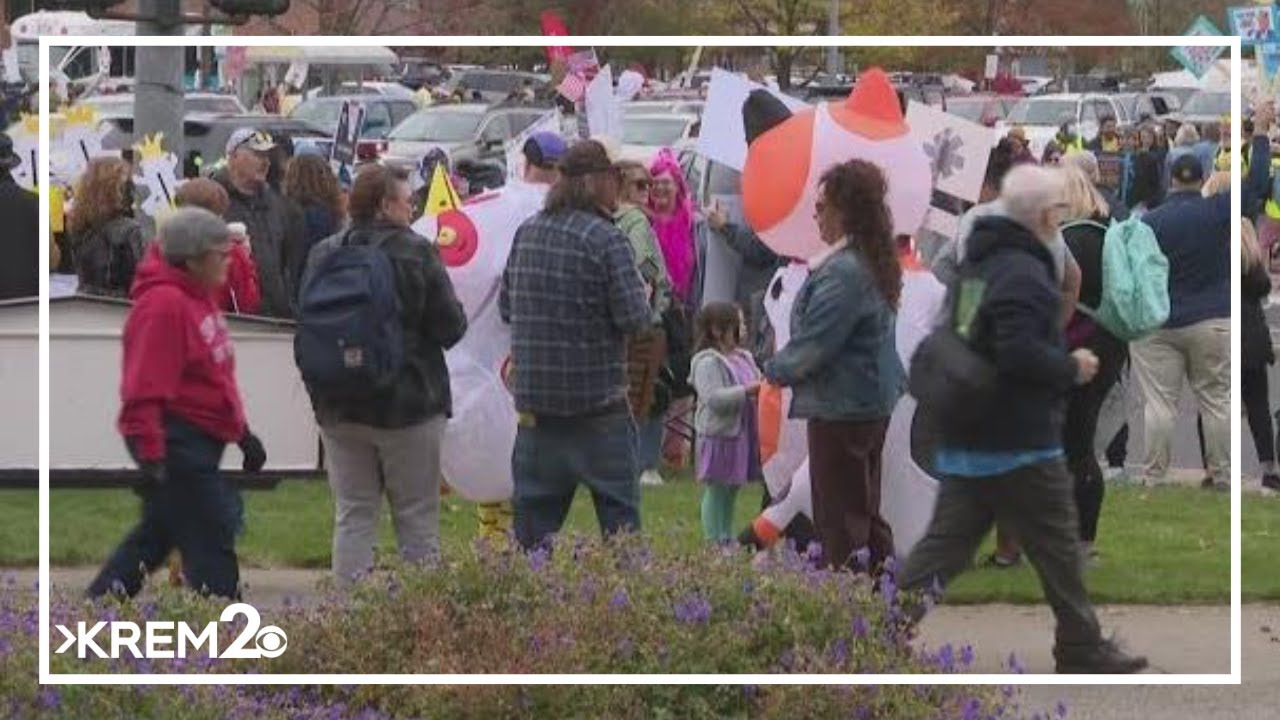 Community calls for unity during No Kings protest in Spokane