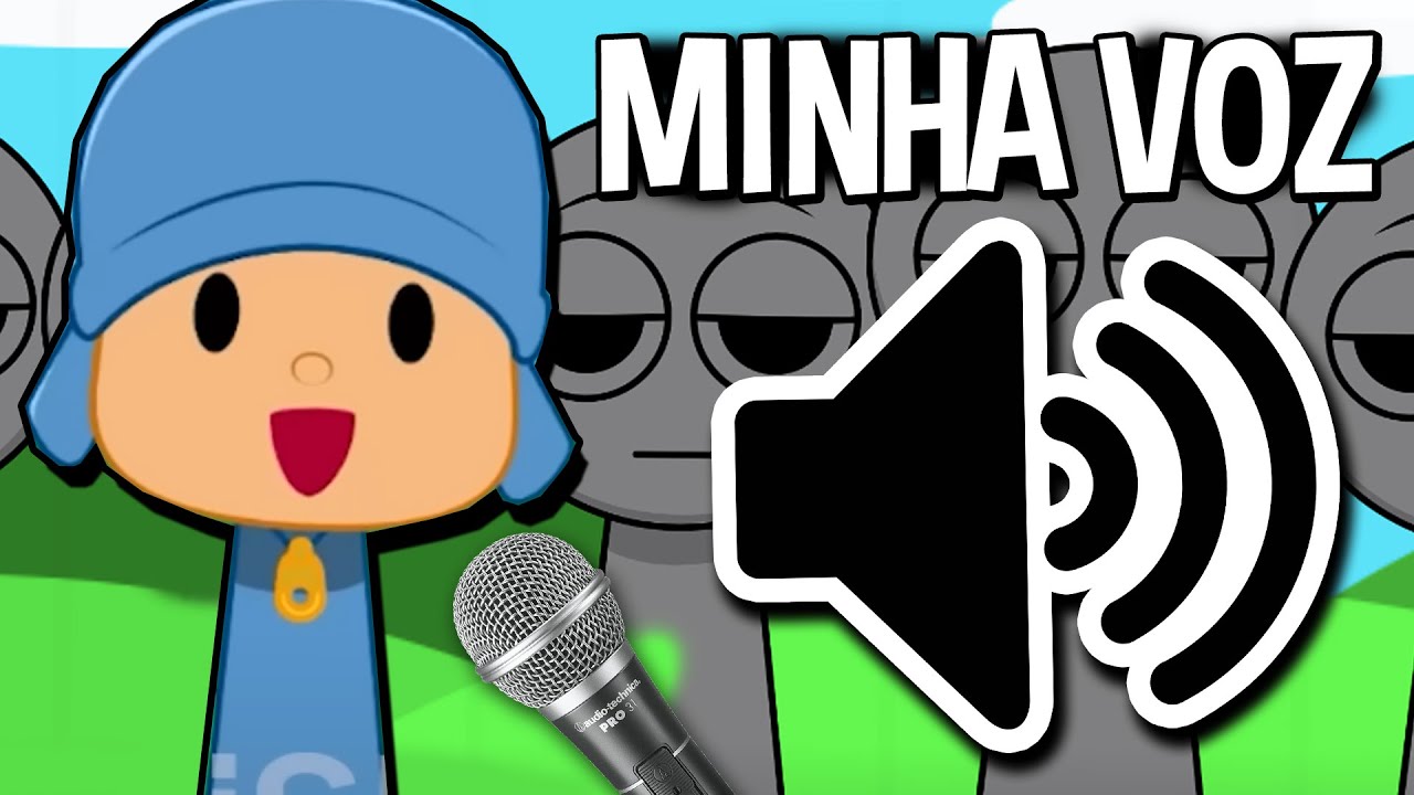 SPRUNKI POCOYO MAS COM MINHA VOZ 😂
