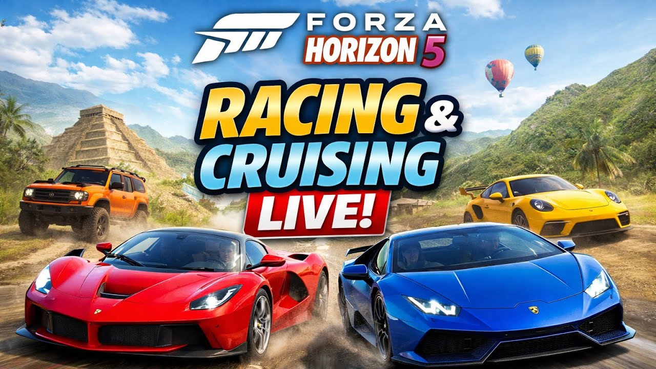 LIVE Forza Horizon 5 | Ultimate Cars & High Speed Racing | PS5 Gameplay