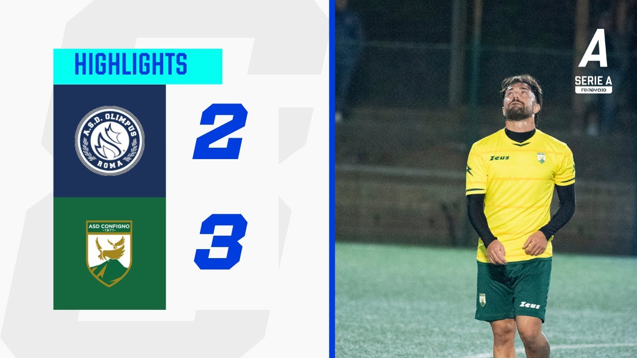 🎥 Olimpus Roma Fisio Gardenie 🆚Configno 1971 | Highlights