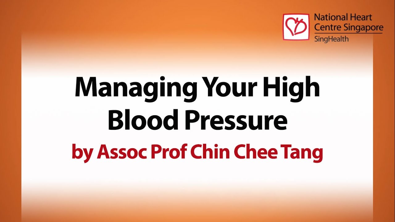 Managing Your High Blood Pressure - NHCS Public Forum Talk on 17 July 2021