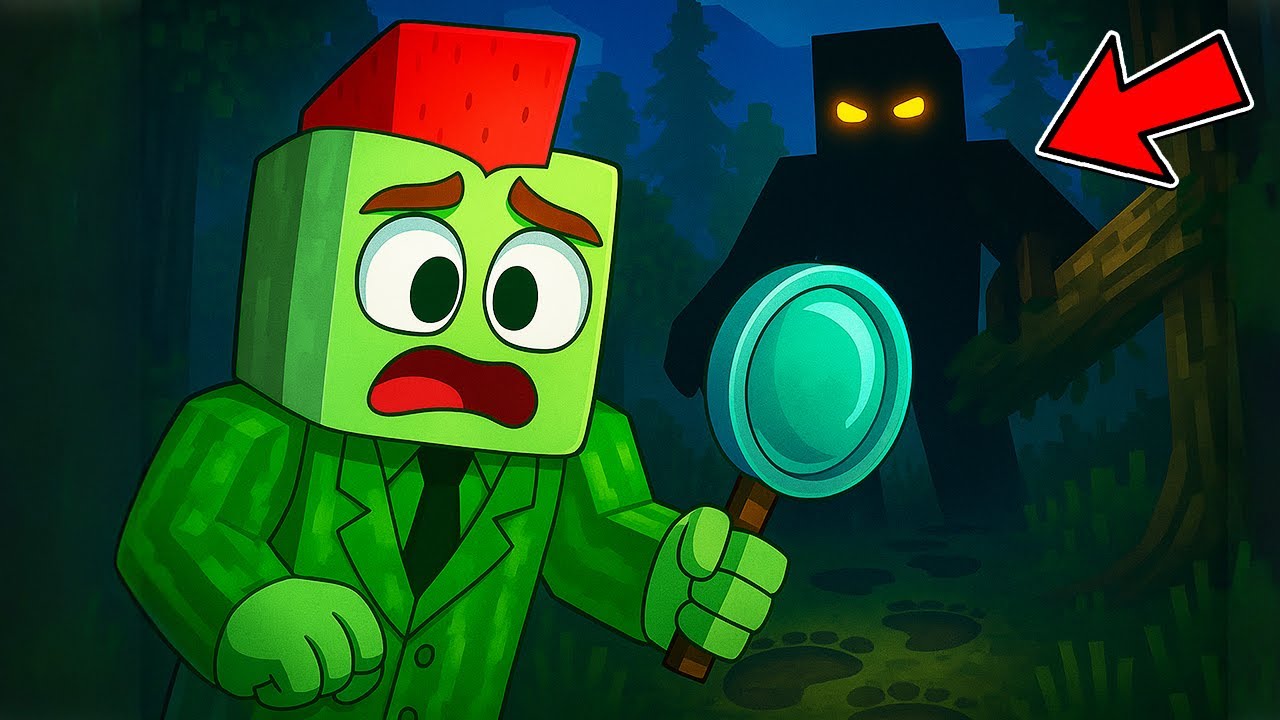 Job Zoekt Naar Bigfoot In Minecraft... En Vindt Hem!