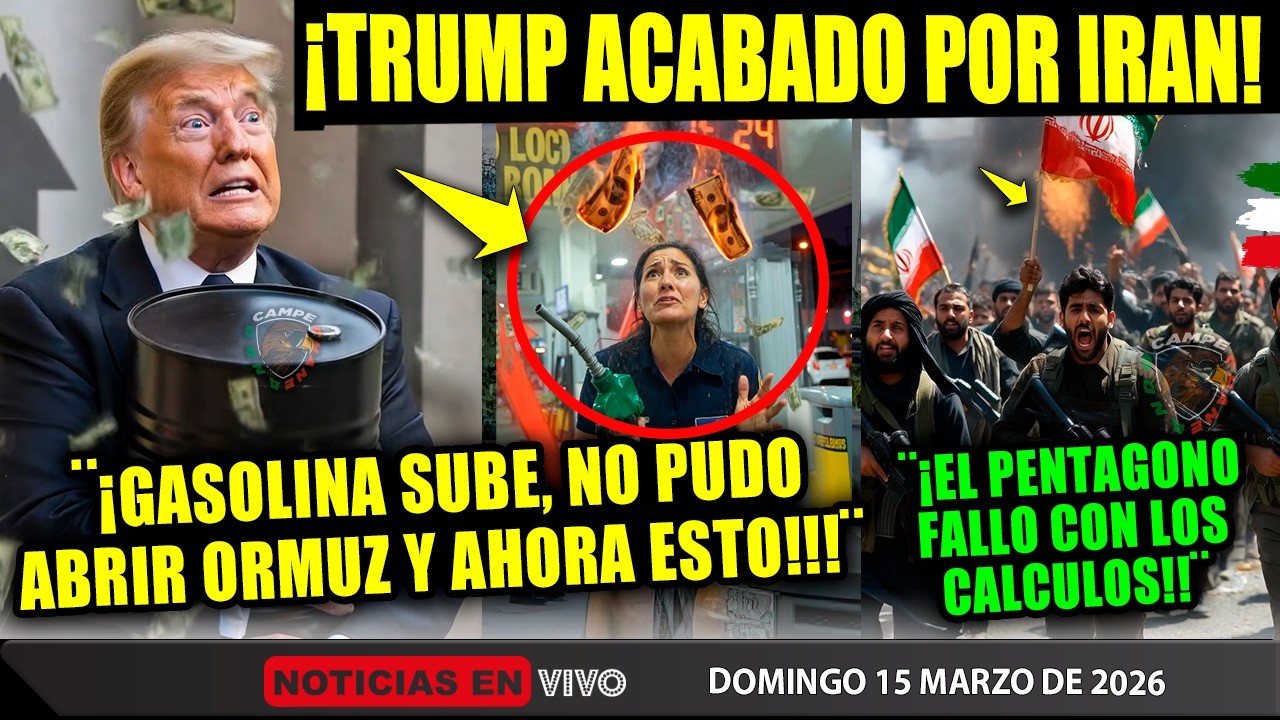 ACABA DE PASAR! TRUMP ACABADO VA CON TODO ¡IRAN EN PLENO DOMINGO! PENTAGONO FALLO ¡VAN POR ORMUZ!
