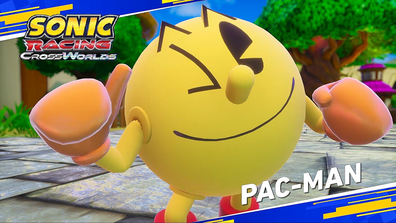 Sonic Racing: CrossWorlds  - Pacman Gameplay (4K)