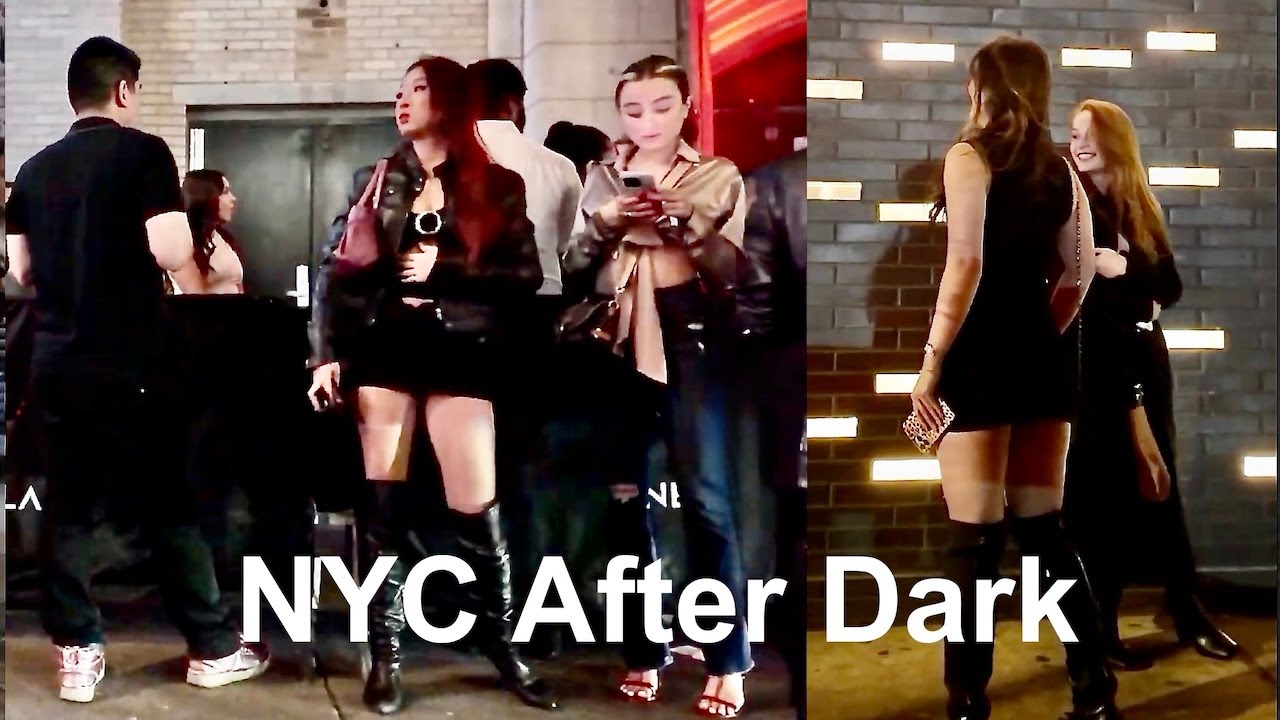 Women Exploring NYC Nightlife | Fashion, Culture & Nightlife Vibes 4K