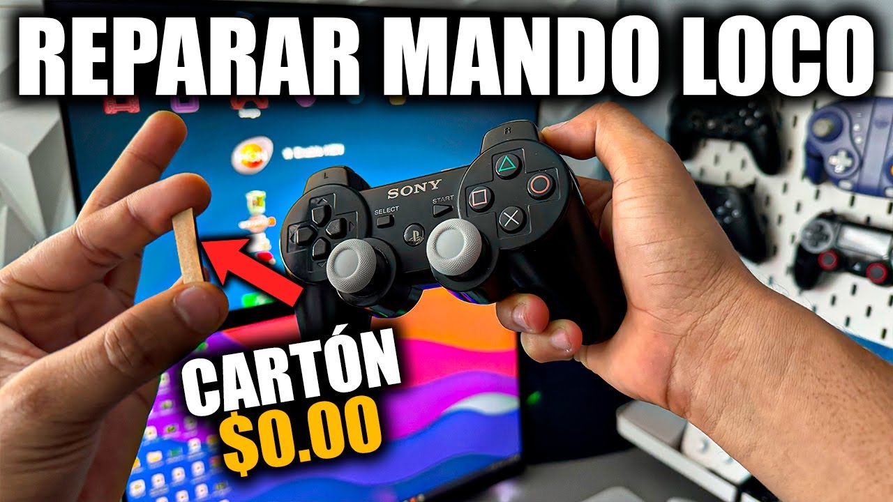 🚨ASÍ Reparé MANDO de PS3 que se VOLVIA LOCO✅Sin GASTAR NADA❌