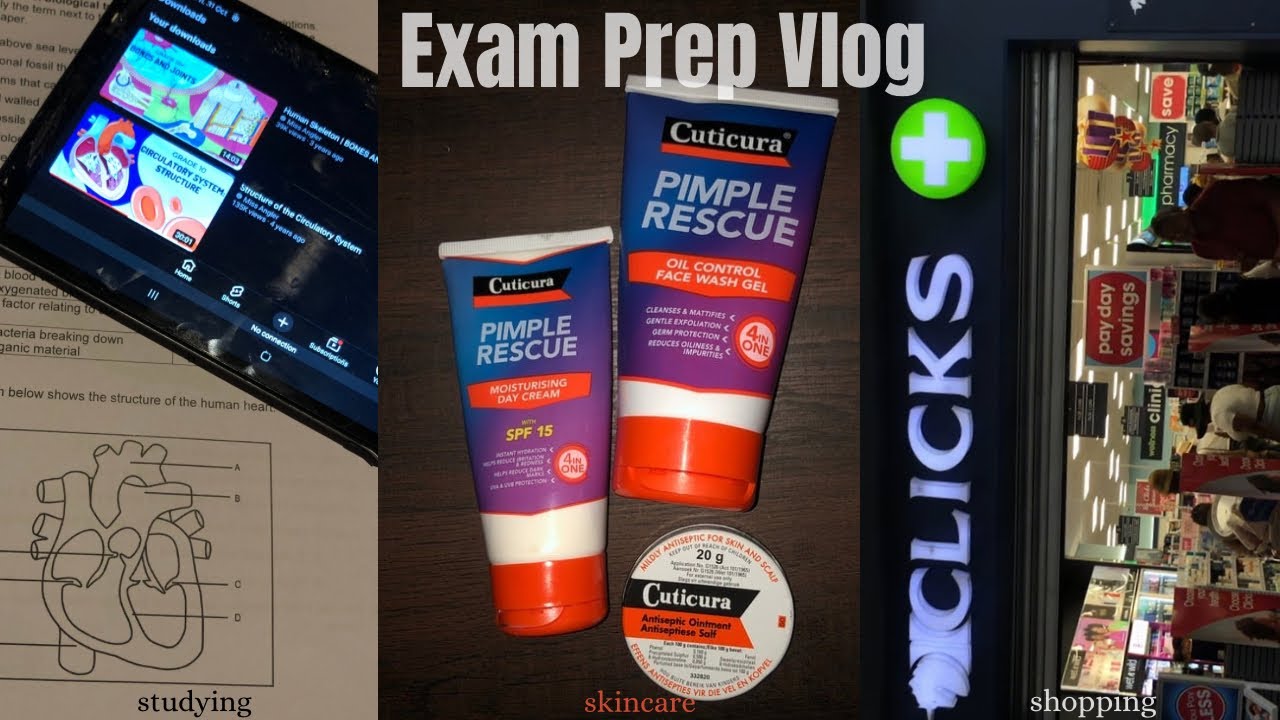 VLOG: exam preparation, mini shopping, studying and night routine | South African YouTuber 