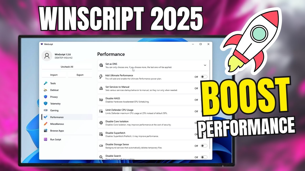 🚀 MAKE YOUR WINDOWS FASTER with WinScript | Works Like MAGIC ⚡
