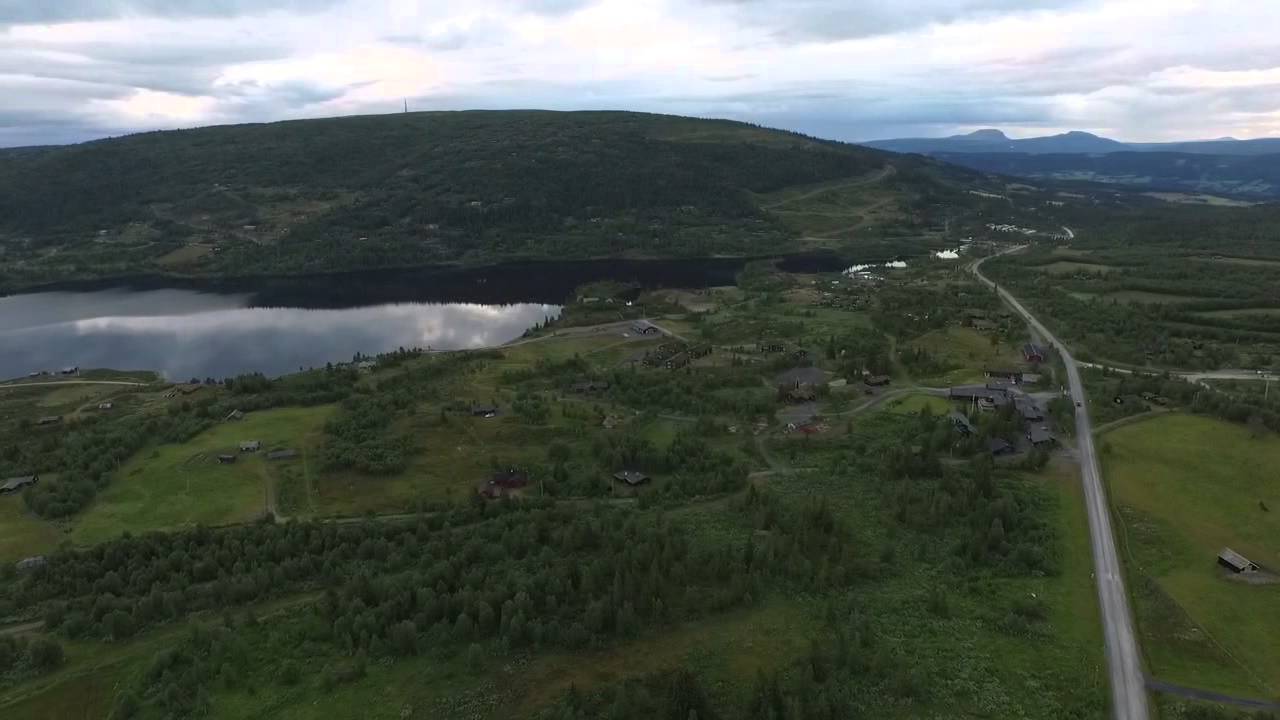 Vaset, Vestre Slidre, sett fra luften - tatt 1.8.2015 ca kl 2115