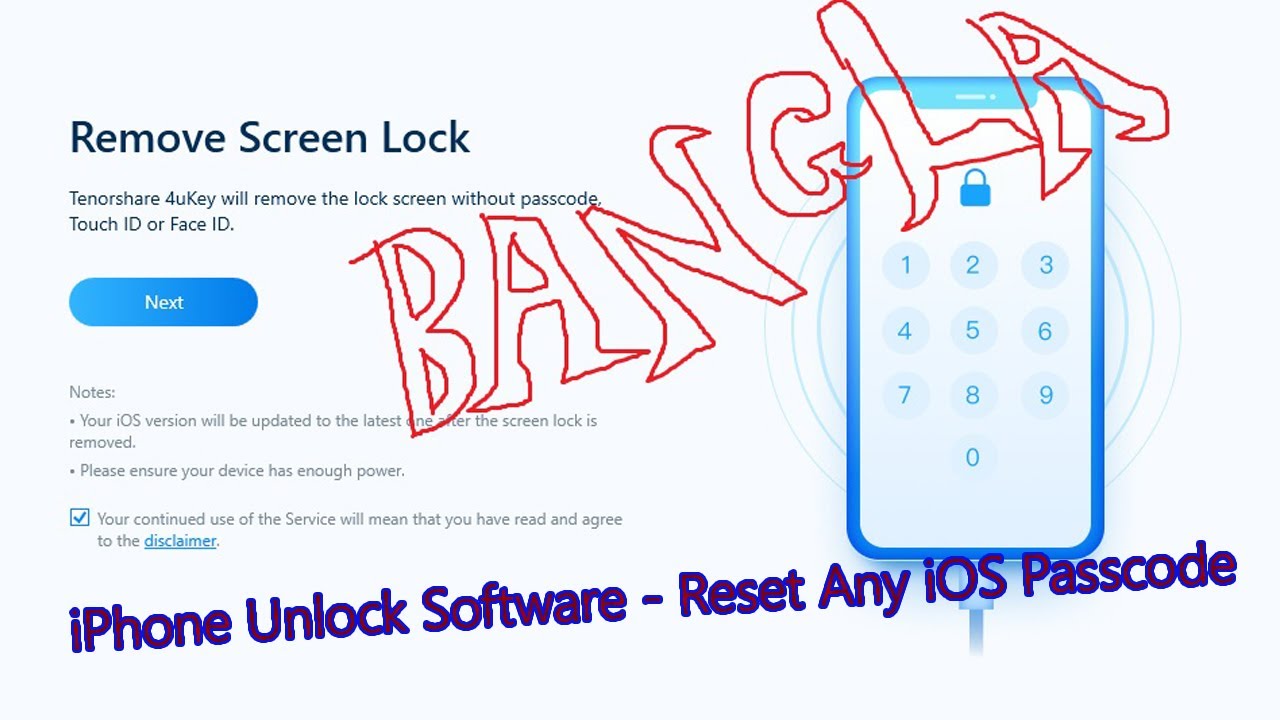 iPhone Unlock Software - Reset Any iOS Passcode - Free Download Bangla Full Tutorial