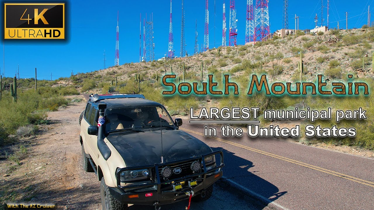 ⛰️LARGEST Municipal Park in the USA (South Mountain) - Tour & Guide [4K]
