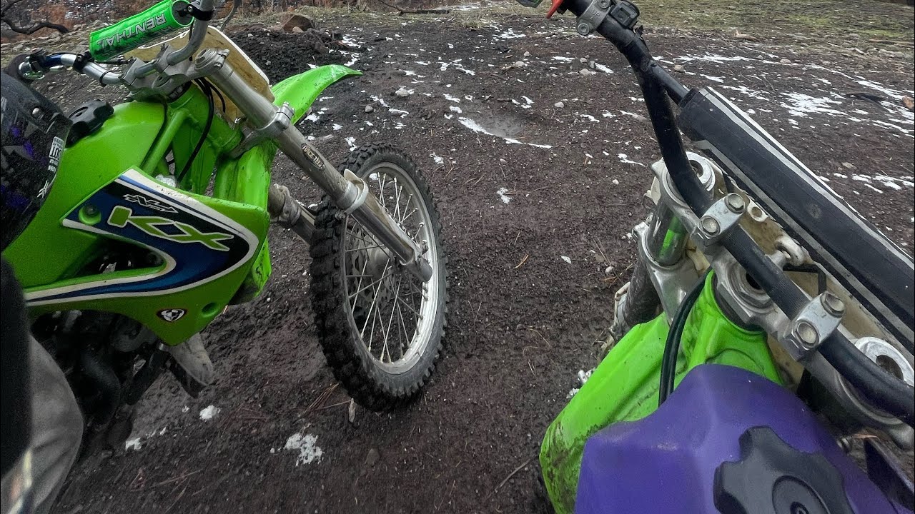 Flipping dirt bikes ! 1996 kx100