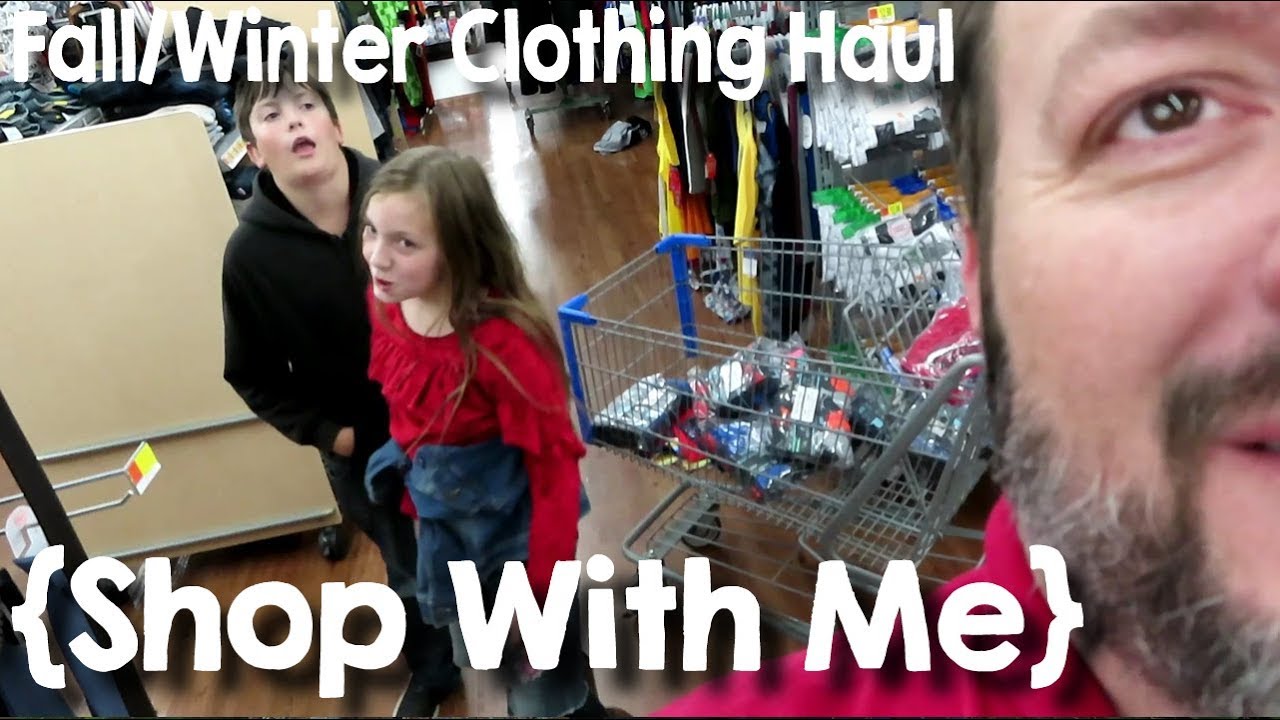 Fall Winter Clothes Shopping ¦ Dads Don't Know How to Shop ¦ Large Family Shop with Me ¦ Sept  2019