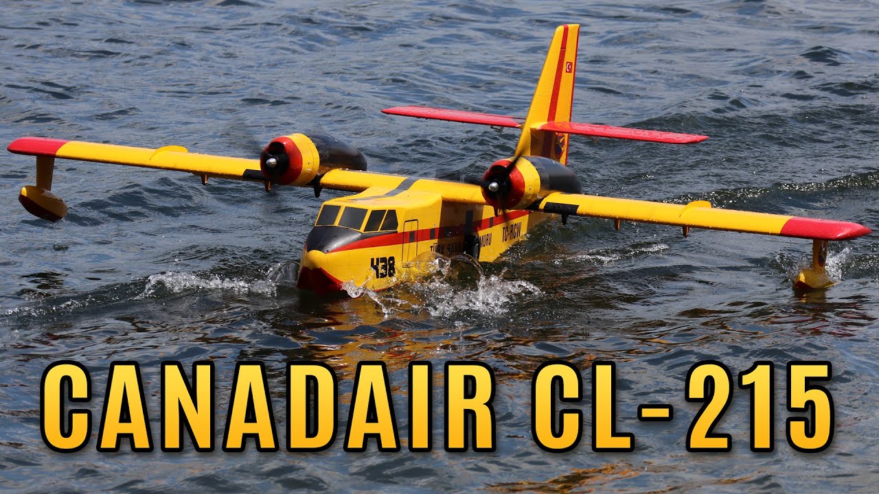 Canadair CL-215 - Baptême de l'eau et de l'air