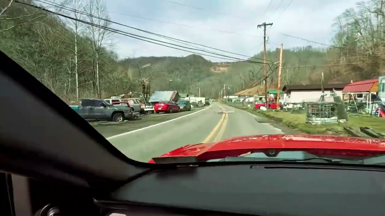 Driving through Red Jacket WV Coal Camps - Devil's Backbone