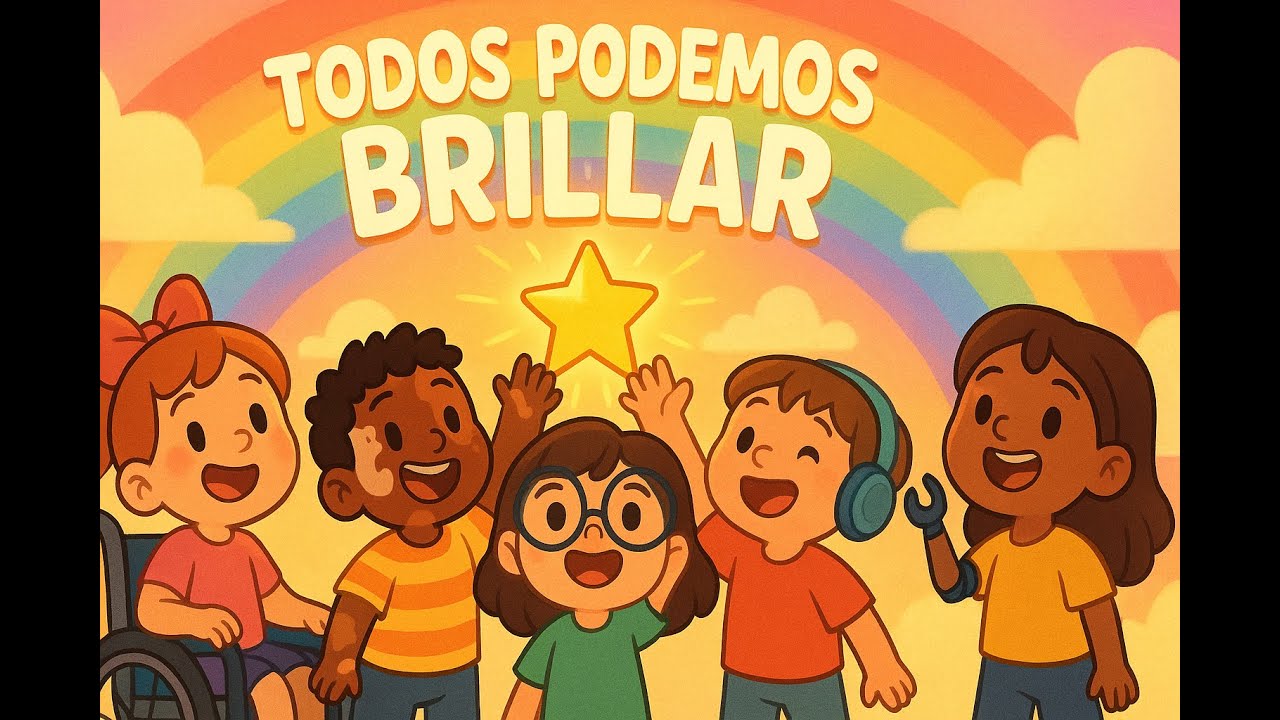 Todos podemos brillar 🌟 | Canción Infantil que Enseña Inclusión y Empatía