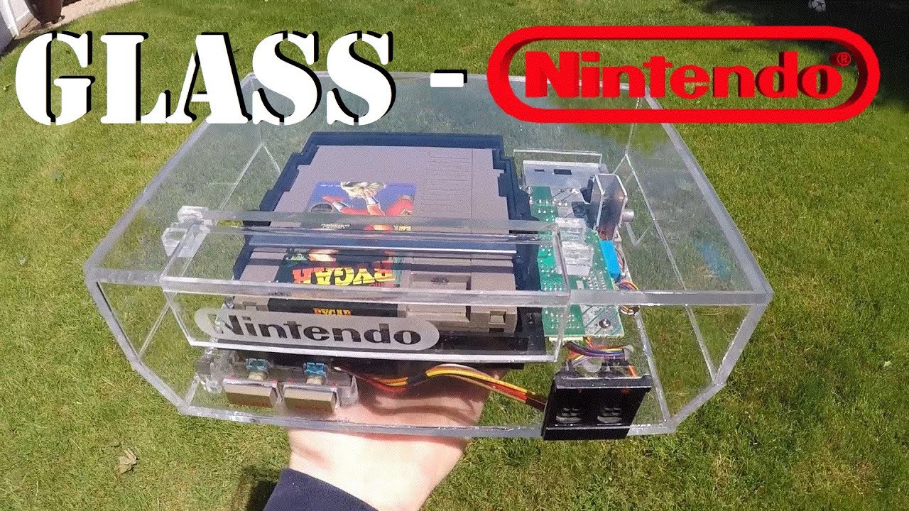 GLASS NINTENDO CONSOLE!! CLEARLY AN NES!!