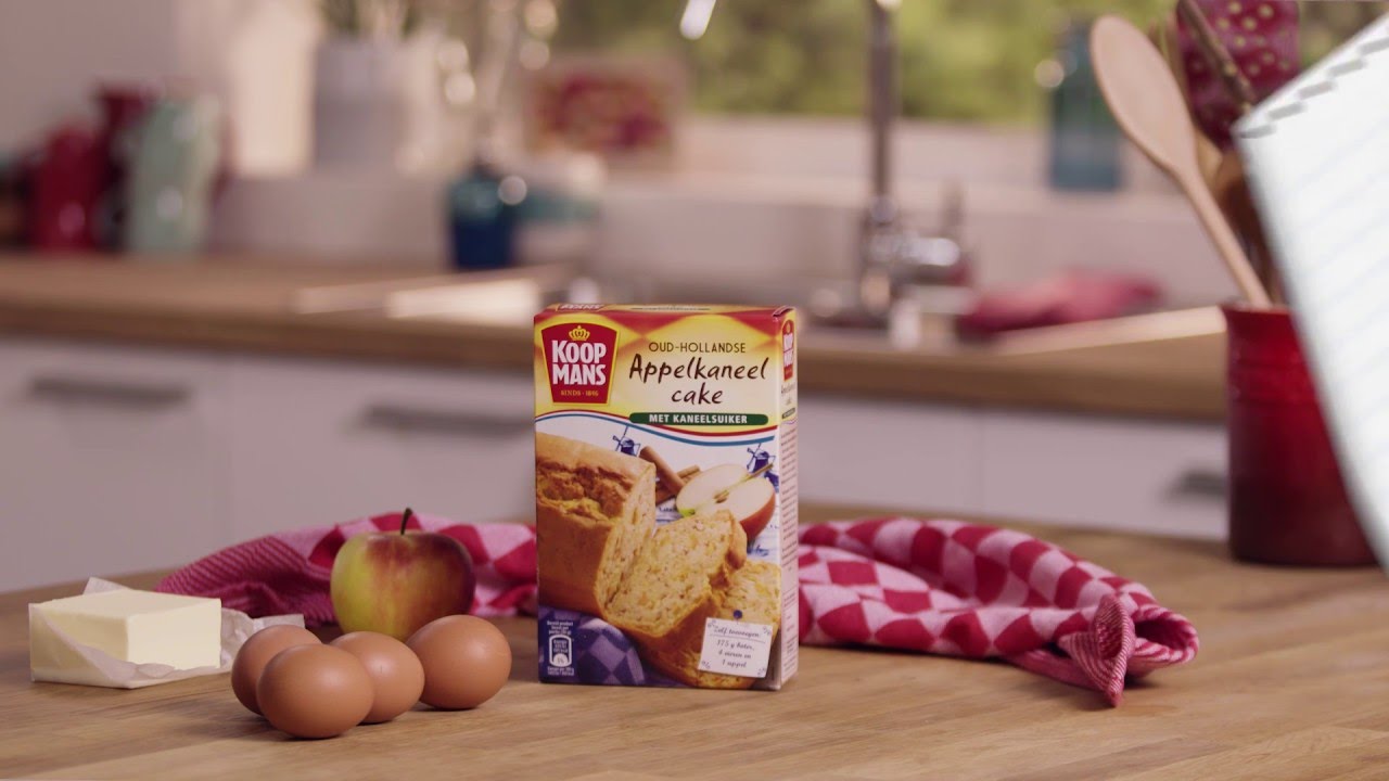 Appelkaneelcake bakken met Koopmans
