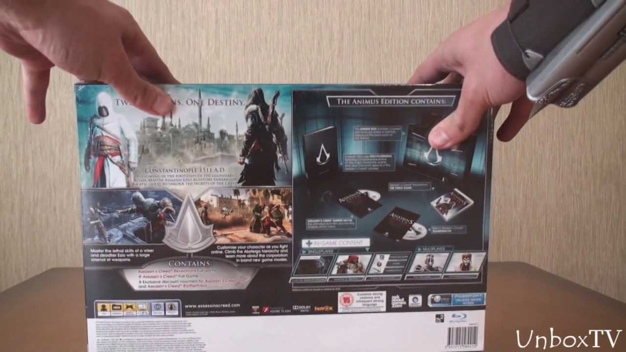 Обзор и распаковка Assassin's Creed Revelations Animus Edition UNBOXING