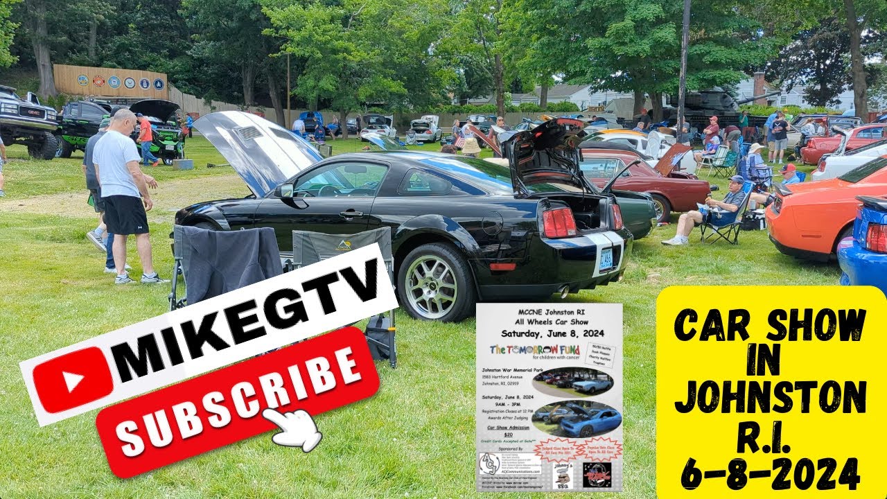 CAR SHOW IN JOHNSTON RHODE ISLAND ON 06-08-2024