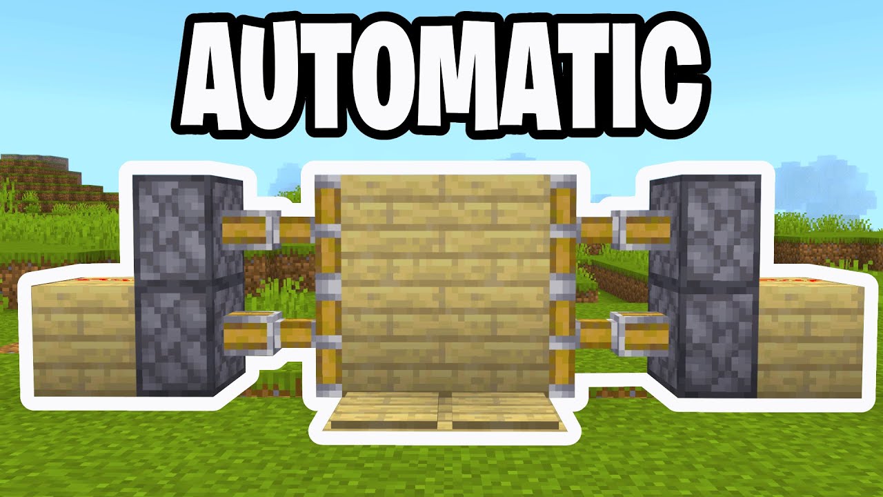 Как сделать автоматическую дверь в Minecraft! &mdash; Java и Bedrock