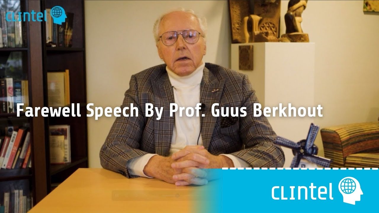 Farewell Speech By Former Clintel President Guus Berkhout