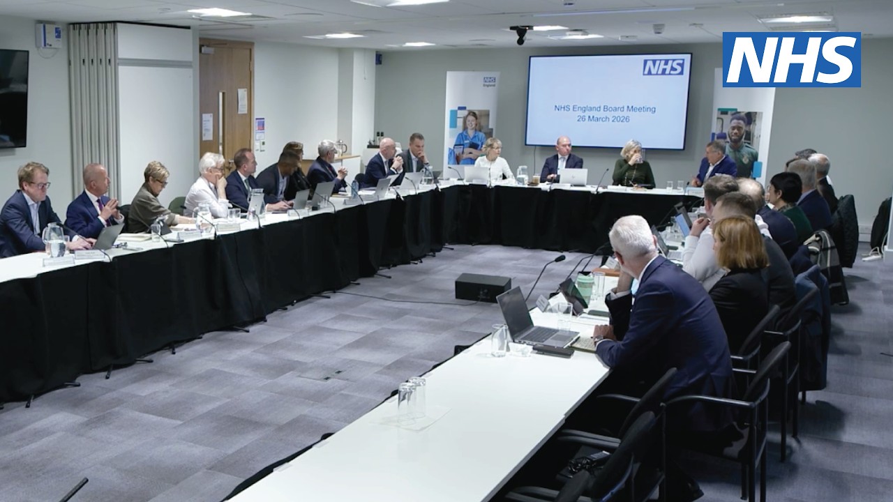 NHS England Board Meeting &ndash; 25 March 2026