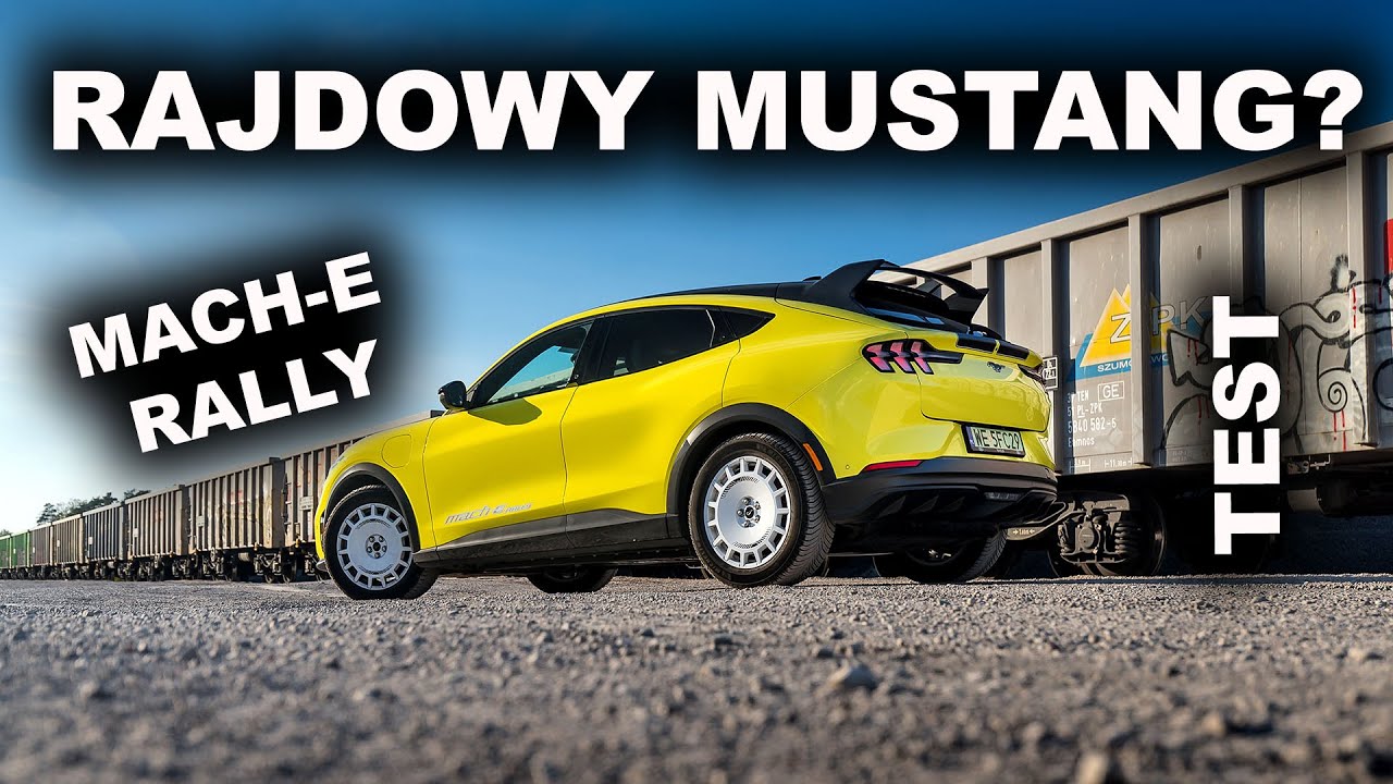 Elektryczny Ford Mustang Mach-E Rally 487 KM 91 kWh TEST 2025 [4K] - najlepsza wersja samego siebie