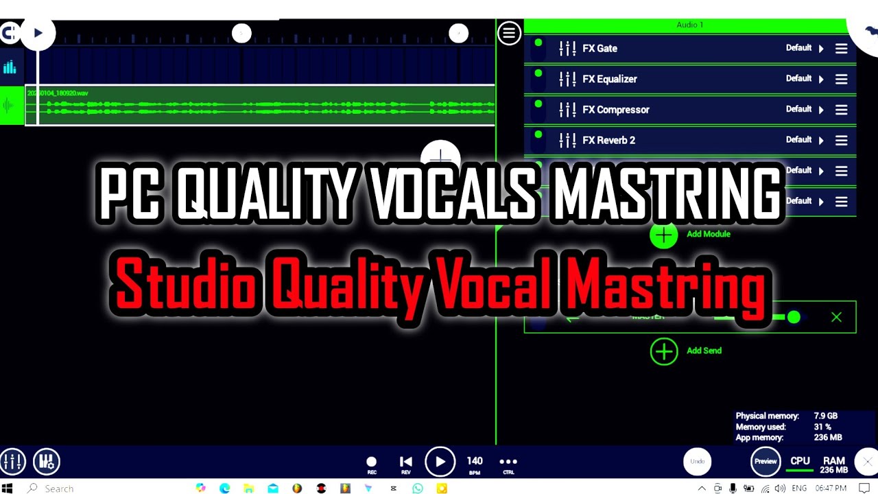 Vocal Mastering FL Studio Mobile - Studio Quality Vocals Mastring In FL Studio Mobile - Aniket Vst