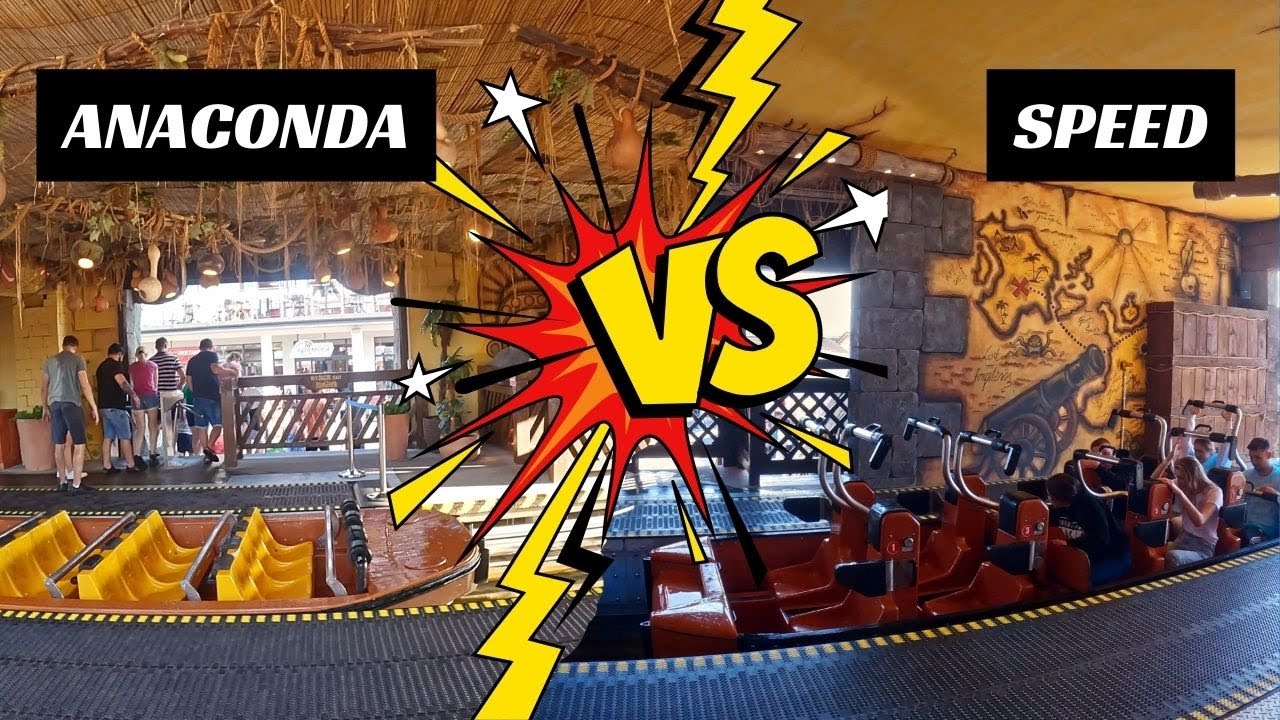 Anaconda Vs Speed,  Energylandia 2023 (4K) GoPro HERO 11 (POV) (Zator, Poland)
