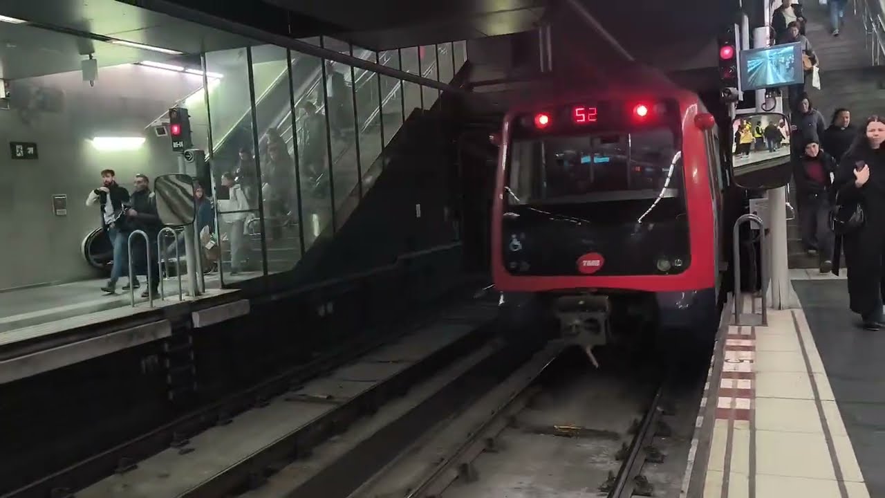 Metro Barcelona L5 Trayecto de Ernest Lluch a Diagonal en Serie 5069 y Pitada incluida 