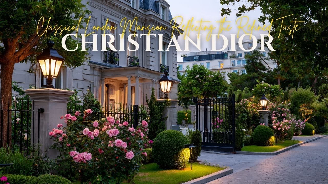 Classical London Mansion Reflecting the Refined Taste of Christian Dior