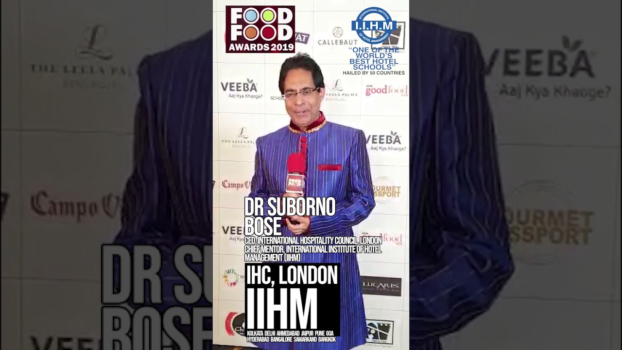 Food Food Awards | Dr. Suborno Bose.