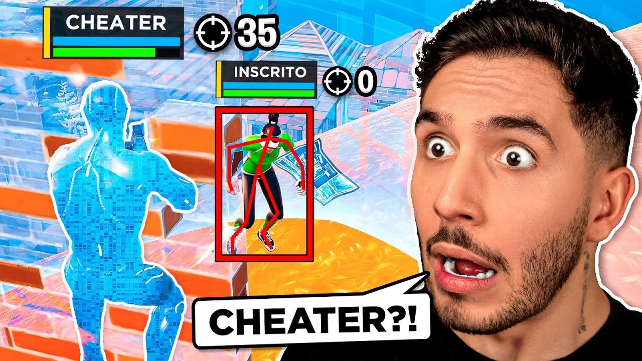 Meu inscrito eliminou um CHEATER e pegou $100 😎