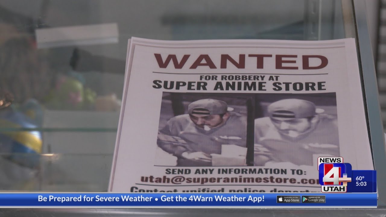 Police looking for suspect after Salt Lake City anime shop robbed