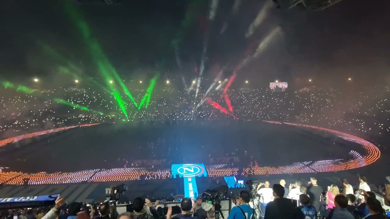 Festeggiamenti del Napoli - Diego Armando Maradona -  We are the Champions